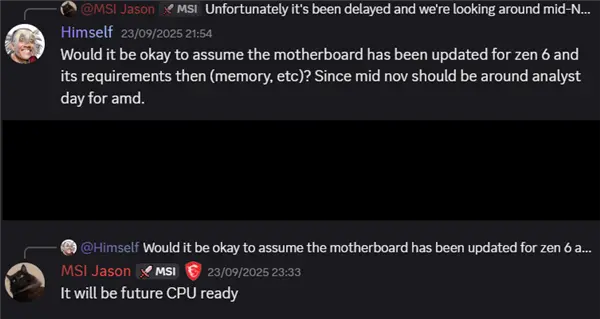 微星、华硕、华擎集体官方确认：b850主板可以升级zen6
