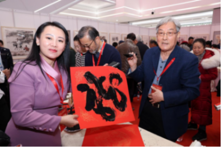 第三届“家文化中堂书画楹联展”暨新年“写春联 送福字”活动亮相居然之家