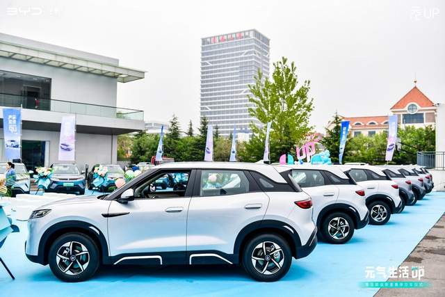 这波车主排面拉满,比亚迪总裁王传福为元up车主交车