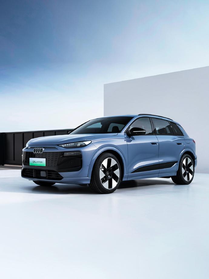 奥迪q6l e-tron官图公布,首款基于ppe纯电平台打造国产车型