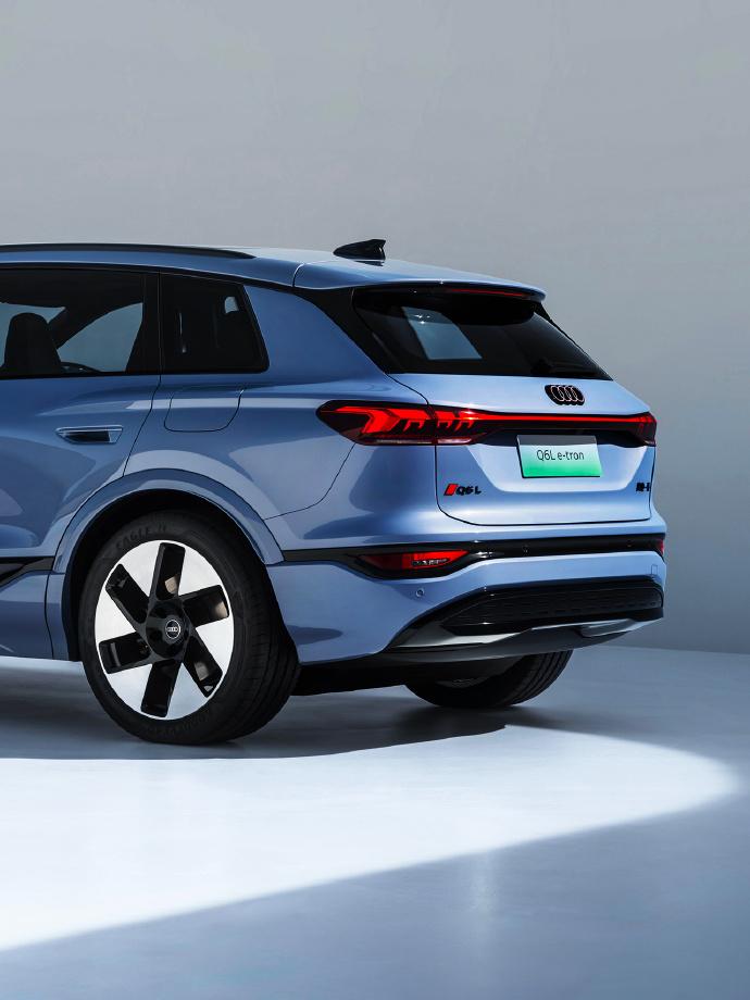 奥迪q6l e-tron官图公布,首款基于ppe纯电平台打造国产车型
